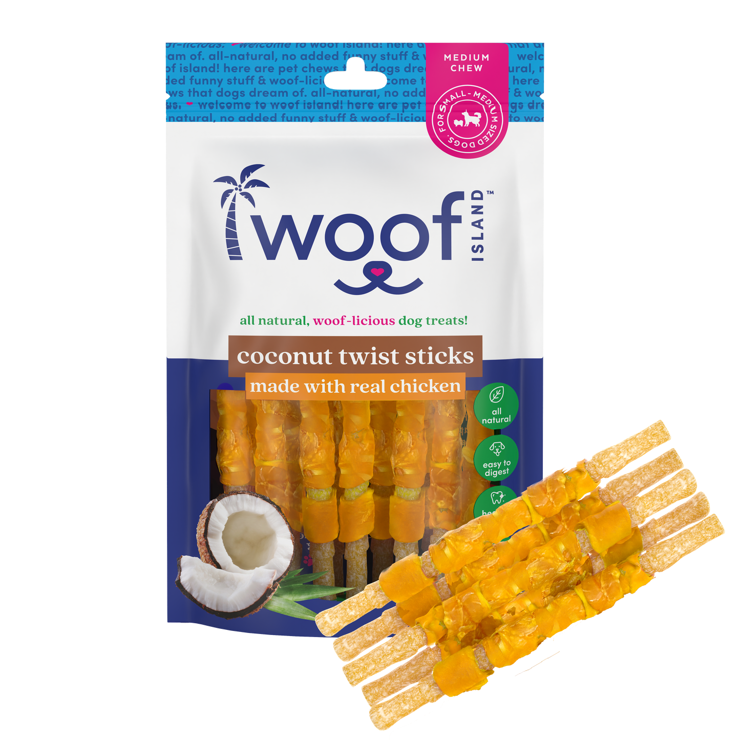 Coconut Sticks with Chicken 12 pcs