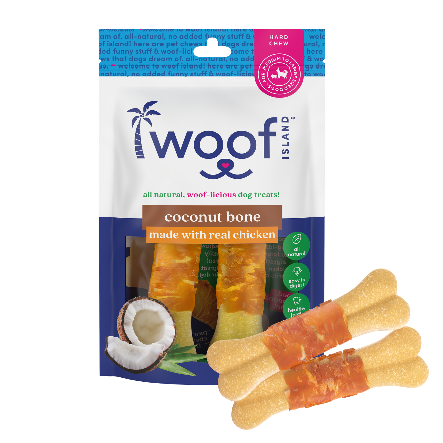 Coconut Bones with Chicken 2 pcs