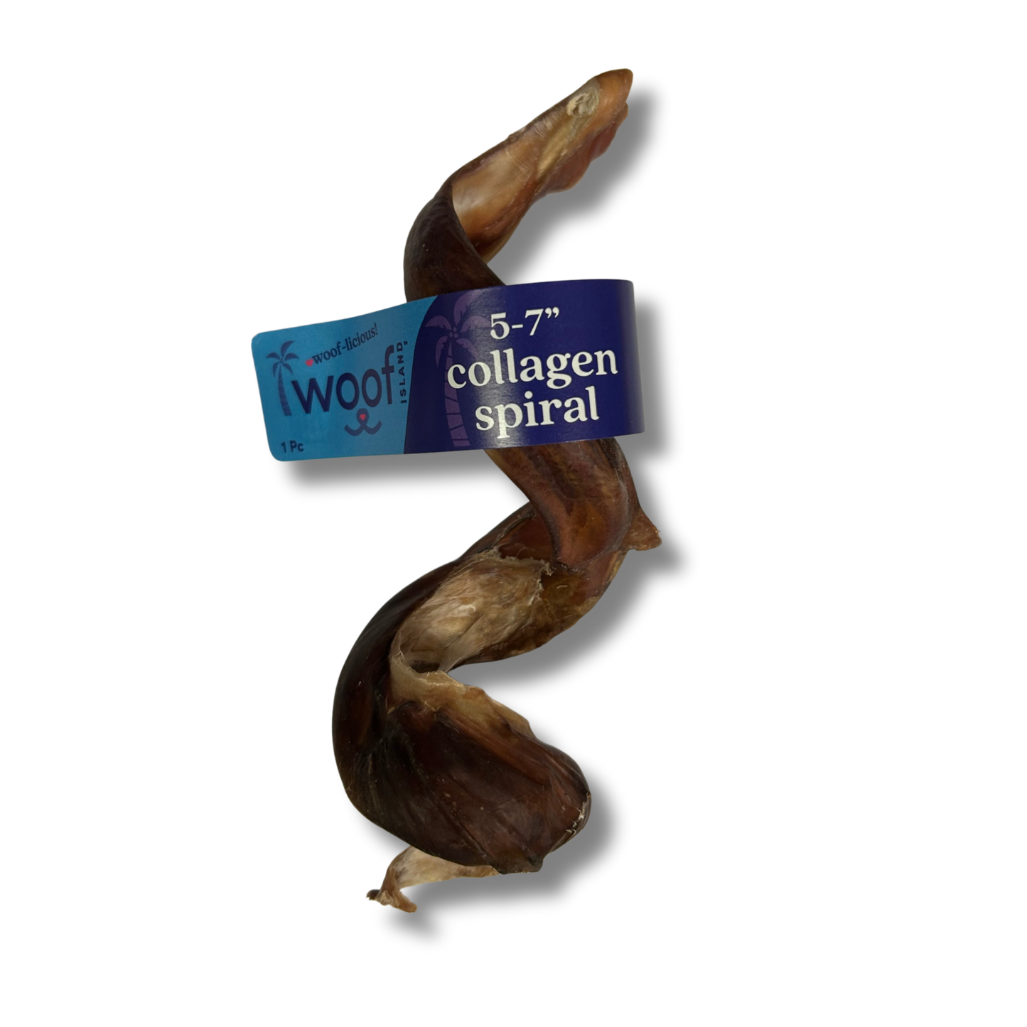 6-Inch Spiral Beef Collagen Sticks for Dogs – Natural Rawhide-Free Chew