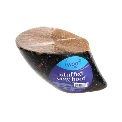 Bully Stick Stuffed Cow Hoof – Long-Lasting Natural Boredom Buster