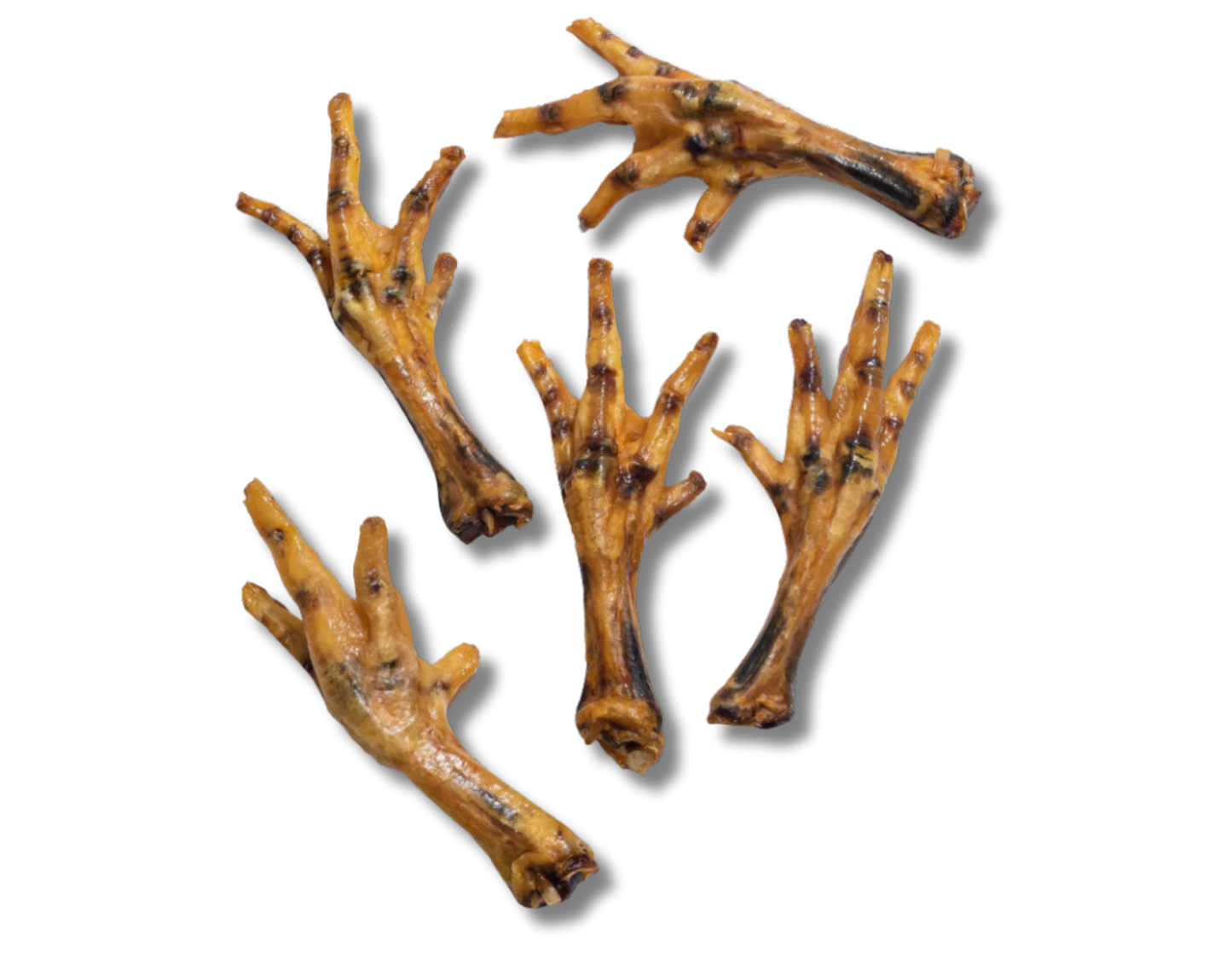 All-Natural Chicken Feet Dog Treats (Crispy + Crunchy) 50 Pieces