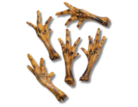 Woof Island Natural Chicken Feet Dog Chew, High-Protein Crunchy Joint Support & Dental Treat for Dogs