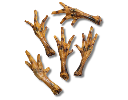All-Natural Chicken Feet Dog Treats (Crispy + Crunchy) 50 Pieces