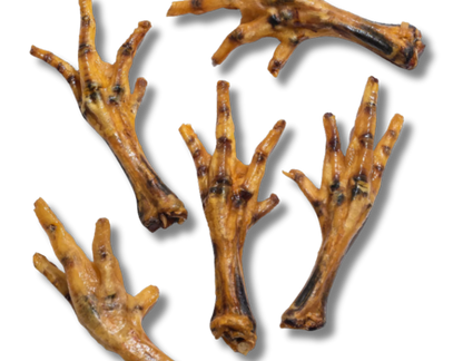 All-Natural Chicken Feet Dog Treats (Crispy + Crunchy) 50 Pieces