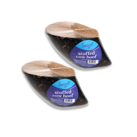 Woof Island Cow Hoof Peanut Butter Filled, Extra Tough Long-Lasting Natural Dog Chew for Aggressive Chewers