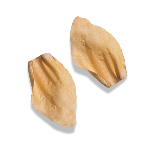 Woof Island Natural Cow Ear Dog Chew, Low-Fat Crunchy Pig Ear Alternative for Dogs