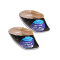 Woof Island Cow Hoof Bully Stick Filled, Extra Tough Long-Lasting Natural Dog Chew for Aggressive Chewers
