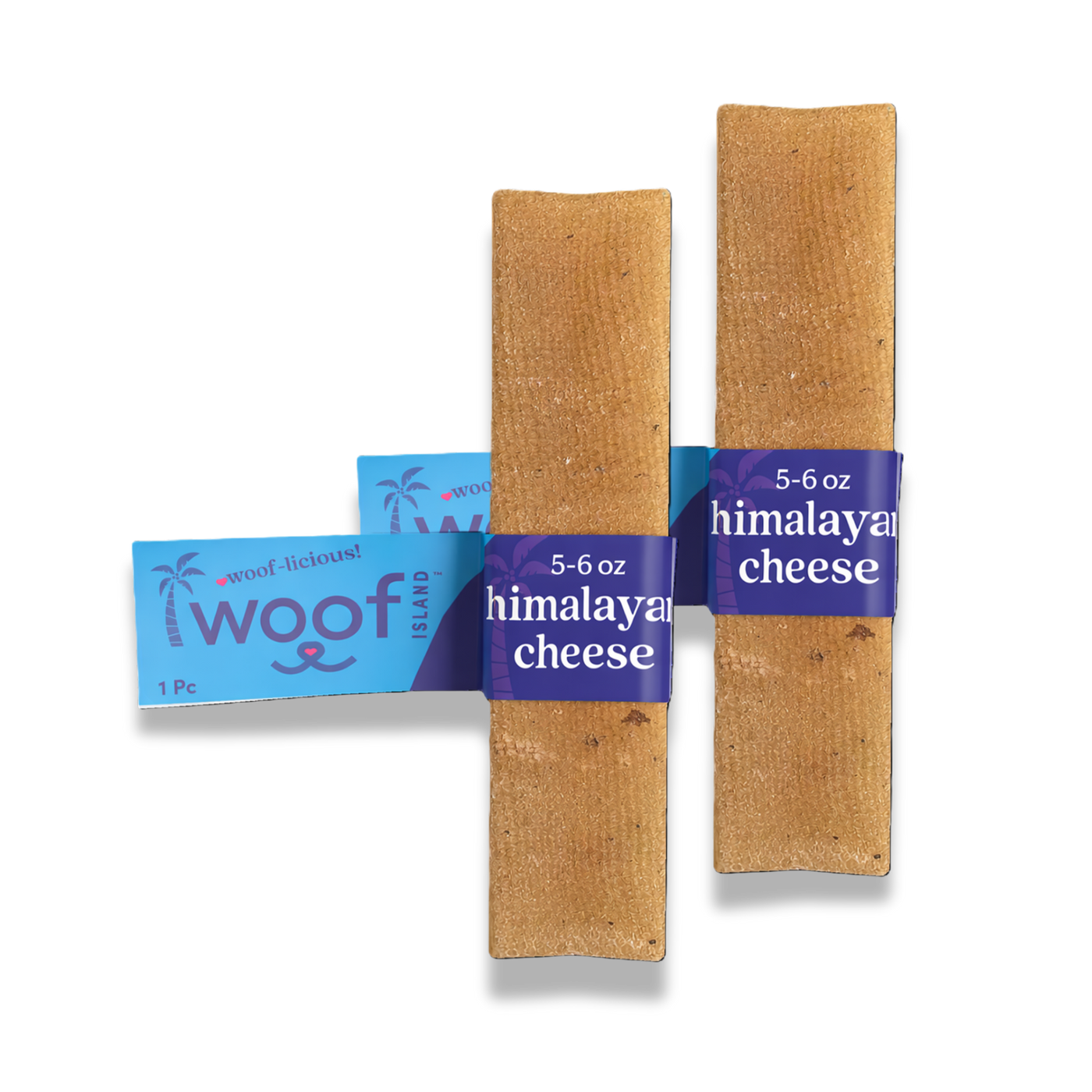 Woof Island Himalayan Yak Cheese Dog Chew, 100% Lactose-Free, Grain-Free & Long-Lasting Hard Cheese Chew 5–6 oz
