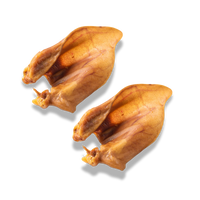 Woof Island Whole Pig Ear Dog Chew, Natural High-Protein Crunchy Dental Treat for Dogs