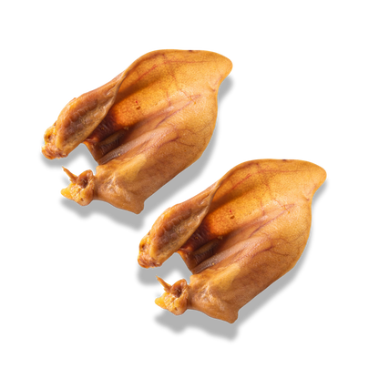 Woof Island Whole Pig Ear Dog Chew, Natural High-Protein Crunchy Dental Treat for Dogs