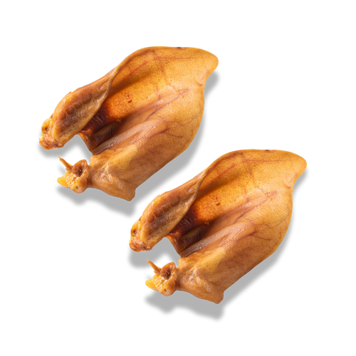 Woof Island Whole Pig Ear Dog Chew, Natural High-Protein Crunchy Dental Treat for Dogs