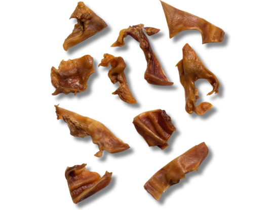 Sliced Pig Ears for Dogs – Natural Single-Ingredient Pork Chews