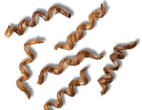 Woof Island Beef Collagen Spiral, Long-Lasting Natural Collagen Rawhide-Free Dog Chew for Aggressive Chewers 5–7 Inch