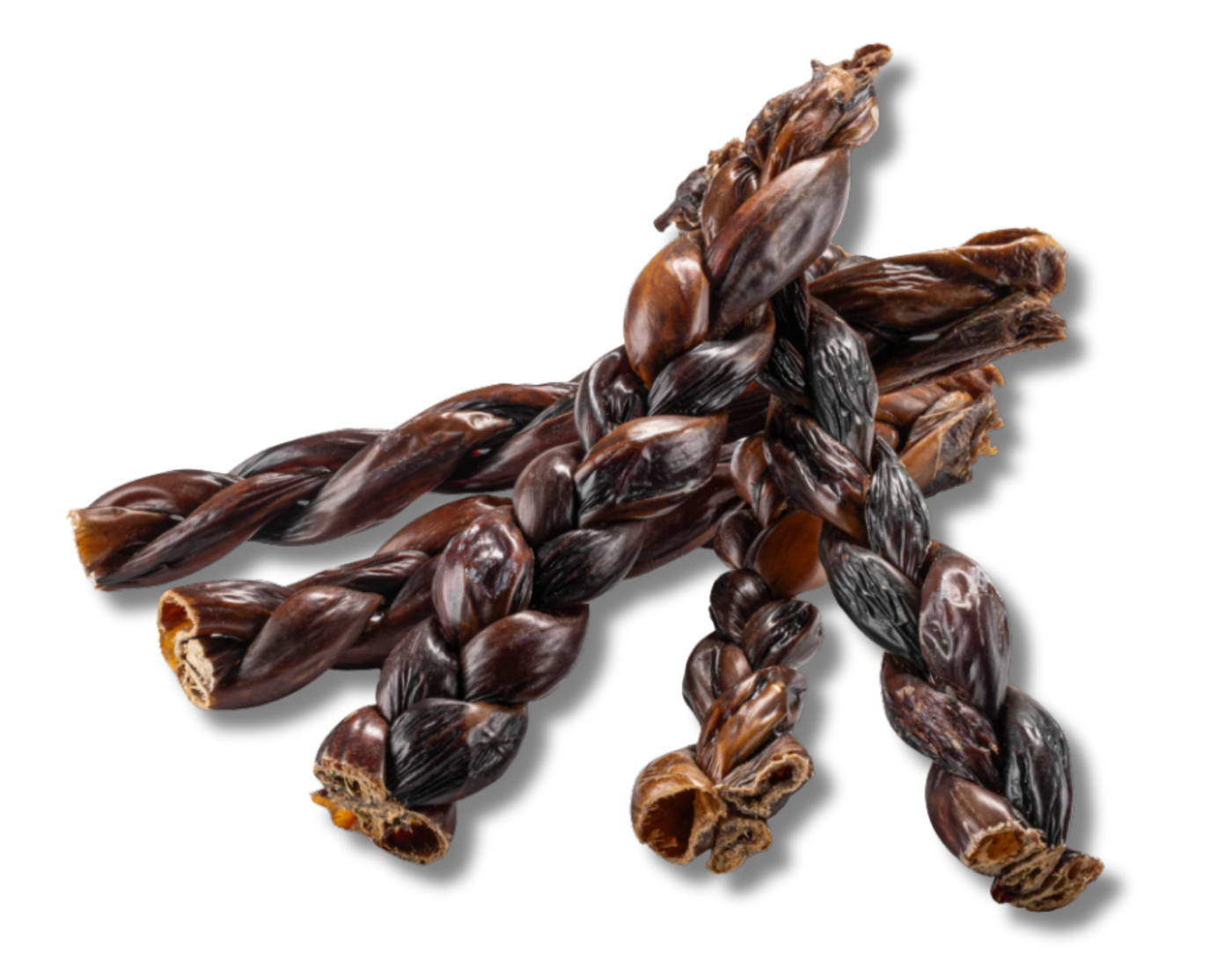 Woof Island Braided Joint Health Beef Gullet Stick, Natural Collagen-Rich Rawhide-Free Dog Chew 6 Inch