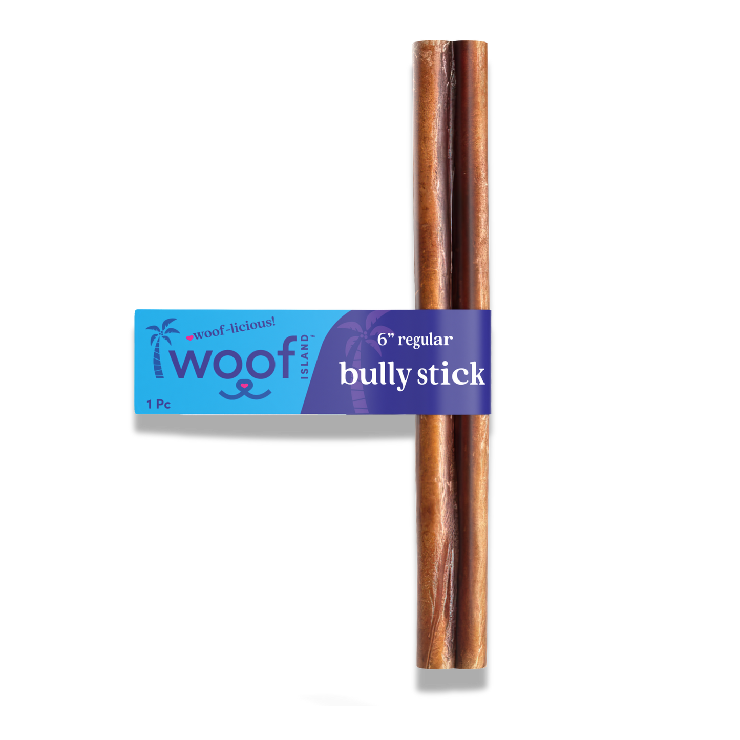 6” Standard Bully Stick for Dogs – Odor-Free Natural Chew