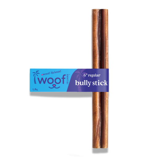 6” Standard Bully Stick for Dogs – Odor-Free Natural Chew