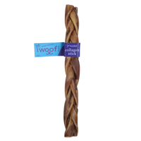 6in Braided Collagen Stick for Dogs