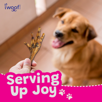 Woof Island Natural Chicken Feet Dog Chew, High-Protein Crunchy Joint Support & Dental Treat for Dogs
