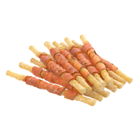 Woof Island Coconut Twist Stick with Chicken Dog Chew, Rawhide-Free & Highly Digestible Dental Treat for Dogs