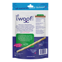 Woof Island Coconut Twist Stick Dog Chew, Rawhide-Free & Highly Digestible Dental Treat for Dogs