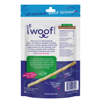 Coconut Twist Sticks 12 pieces