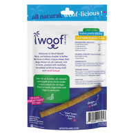 Woof Island Smoked Kalua Pork & Pineapple Dog Sticks, High-Value Training Treats for Dogs