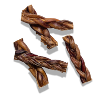 6in Braided Collagen Stick for Dogs