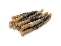 Woof Island Coconut Mango Twist Sticks with Real Fish Skin Dog Chew, Rawhide-Free & Highly Digestible Dental Treat for Dogs