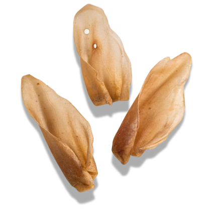 Natural Cow Ear Dog Chews – Low-Fat & Crunchy Pig Ear Alternative