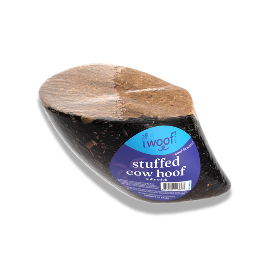 Bully Stick Stuffed Cow Hoof – Long-Lasting Natural Boredom Buster