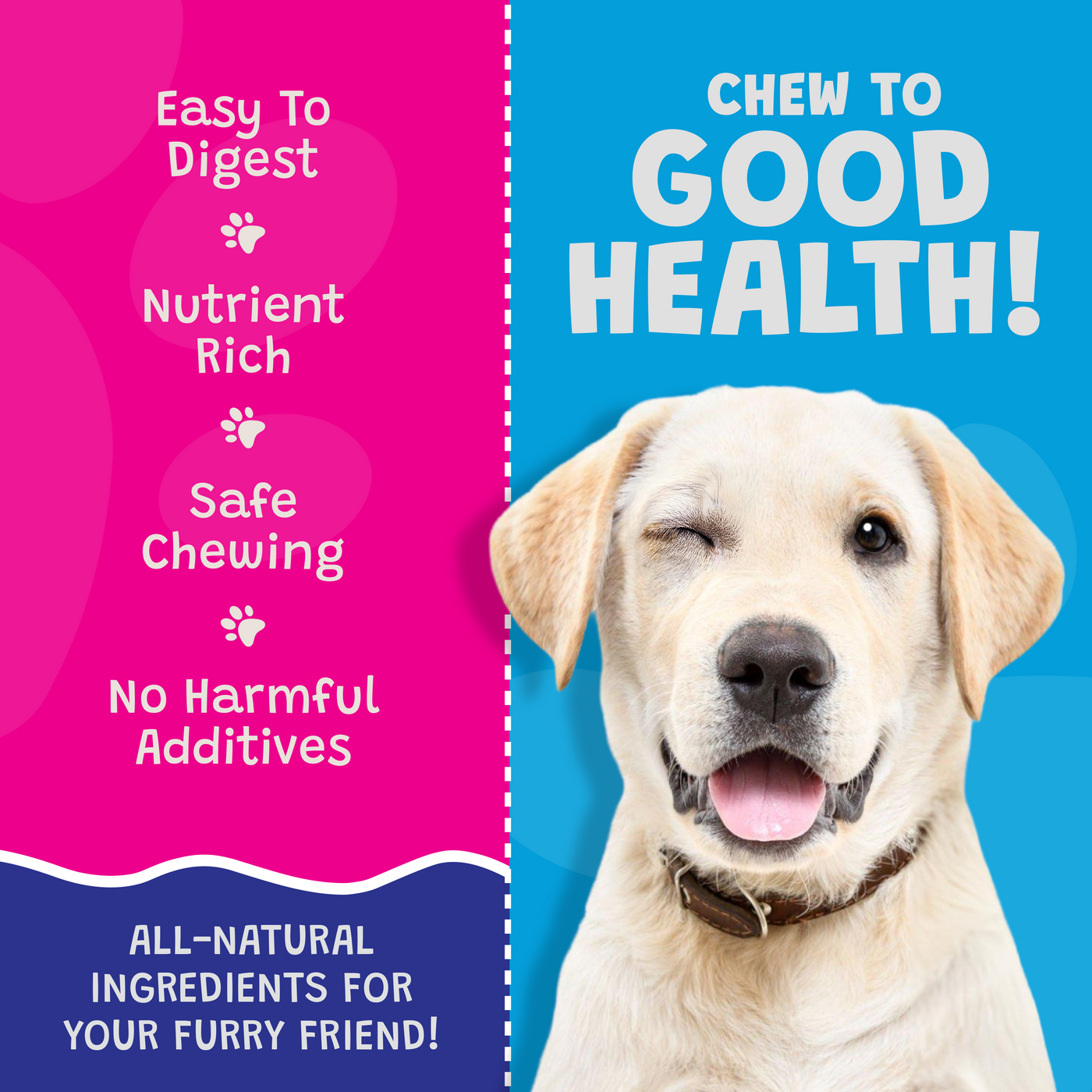 6” Beef Gullet Joint Health Sticks – Rawhide-Free & High-Protein Dog Chew