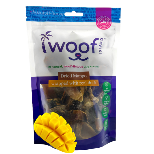 Dried Mango Wrapped With Real Duck – 6oz Bag