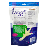 Woof Island Puffed Chicken Feet Dog Treats, 100% Natural, Rawhide-Free & High-Protein Chews for Dogs