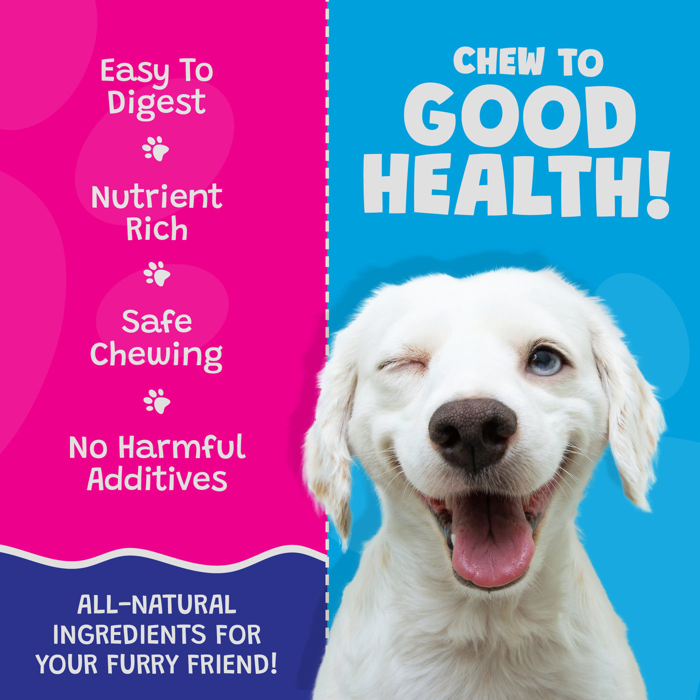 Woof Island Coconut Mango Twist Sticks with Real Fish Skin Dog Chew, Rawhide-Free & Highly Digestible Dental Treat for Dogs