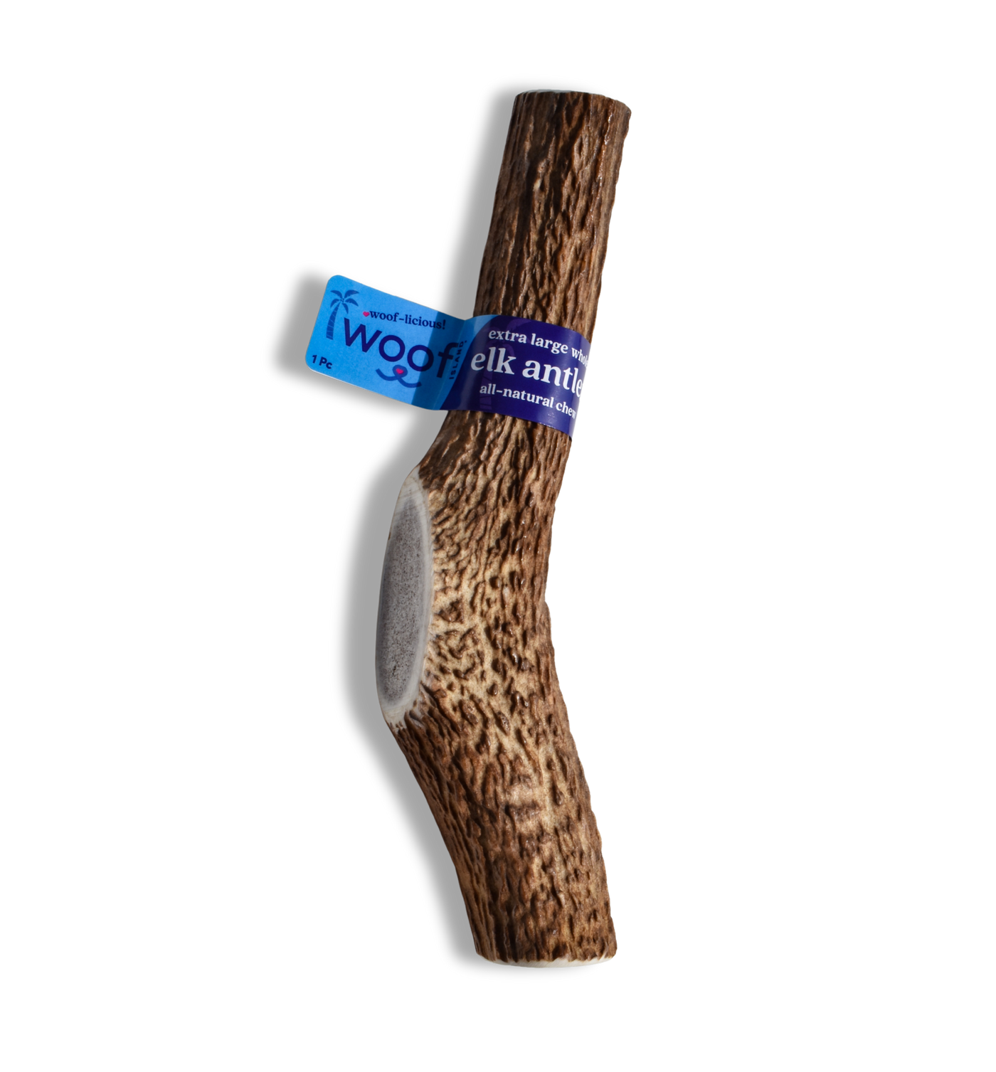 Premium X-Large Elk Antler Dog Treat – Long Lasting Natural Chew - Whole or Split