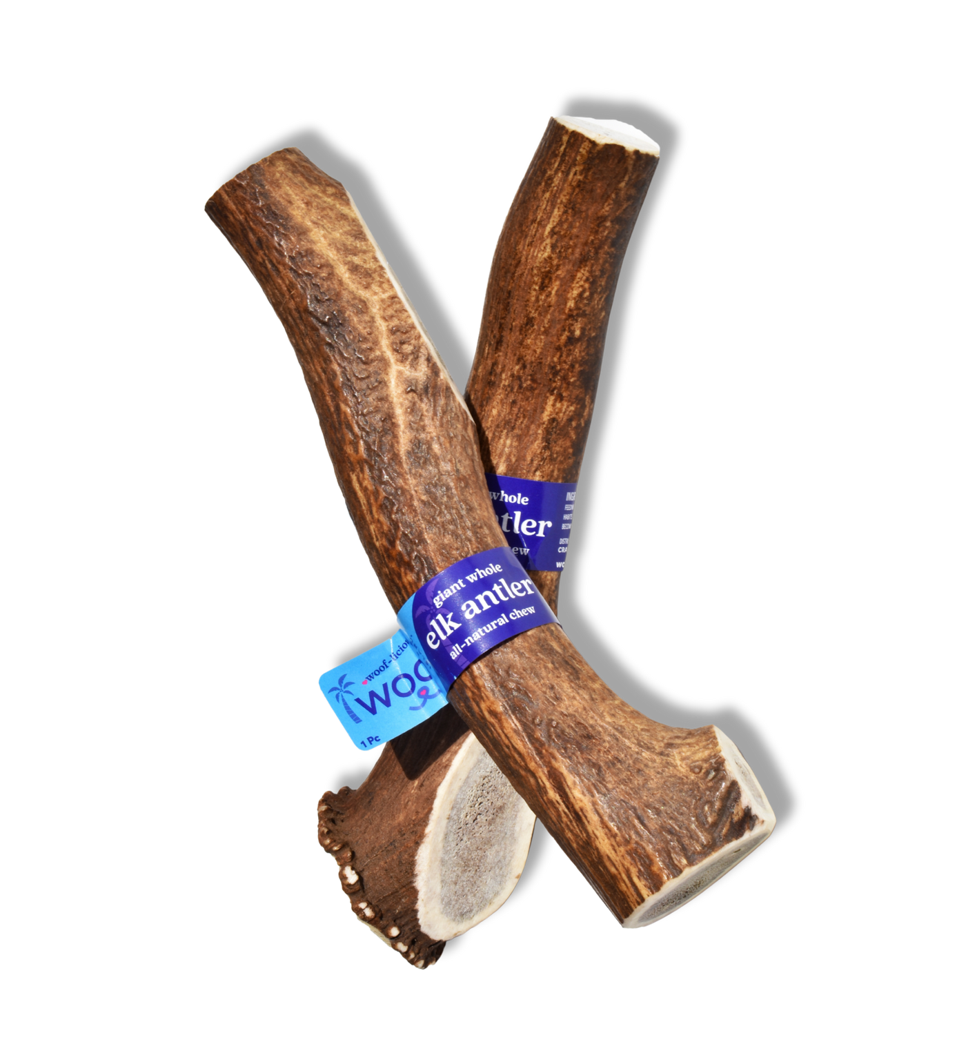 Jumbo Premium Elk Antler Dog Treat – 100% Natural & Odor-Free
