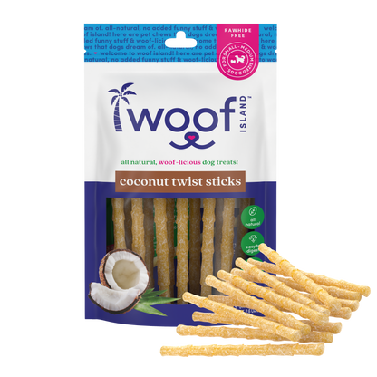 Coconut Twist Sticks 12 pieces